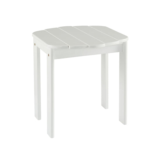 White Adirondack End Table