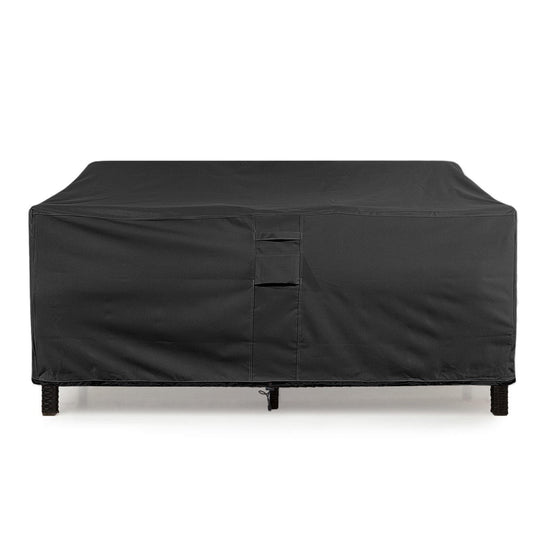 76" x 32" x 33" Outdoor Sofa Cover Weatherproof, Medium, Black