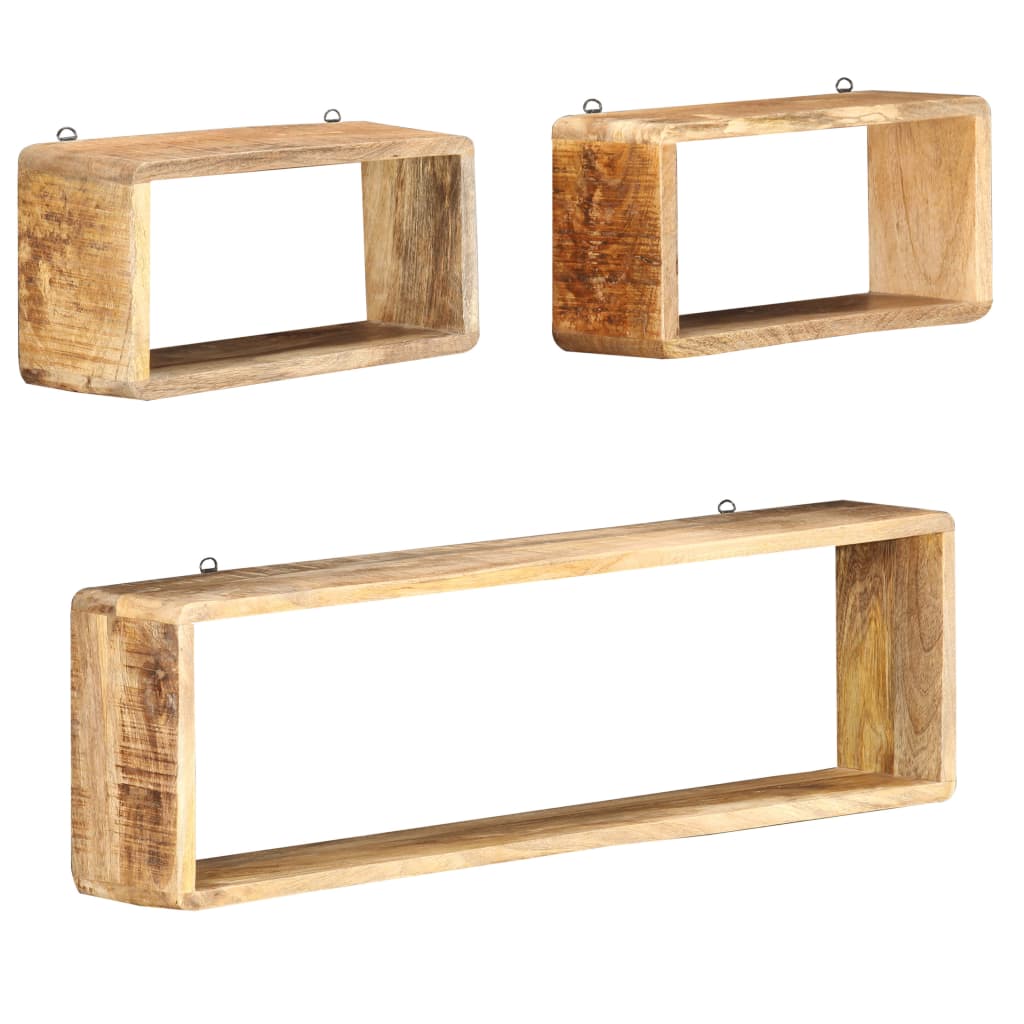 3 Piece Wall Cube Shelf Set