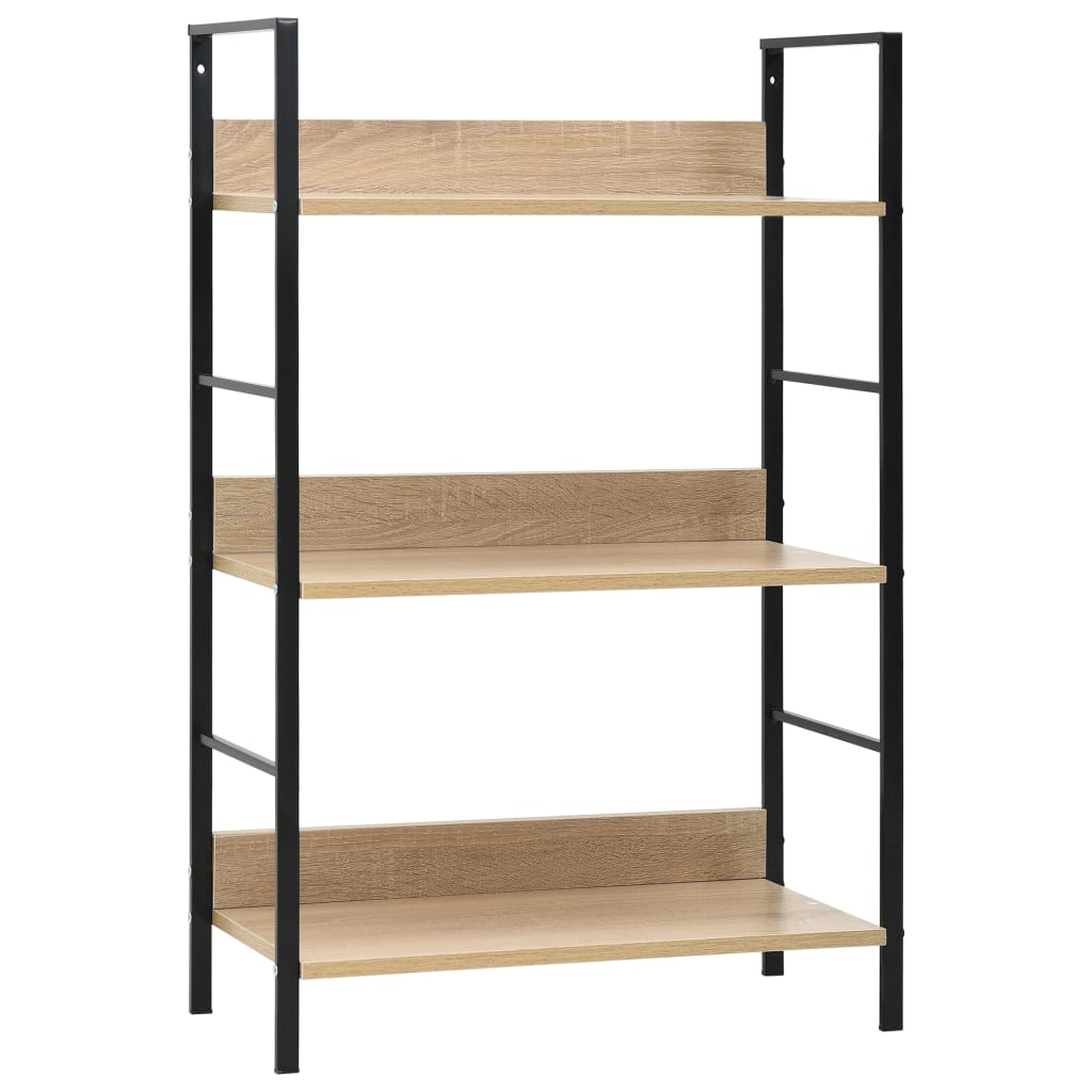 3-Layer Book Shelf 23.6"X0.9"X35.6" Engineered Wood