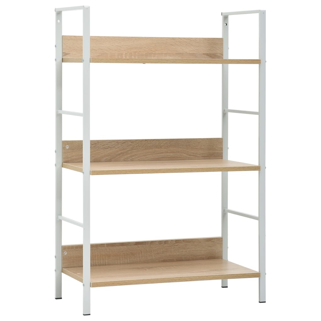 3-Layer Book Shelf 23.6"X0.9"X35.6" Engineered Wood