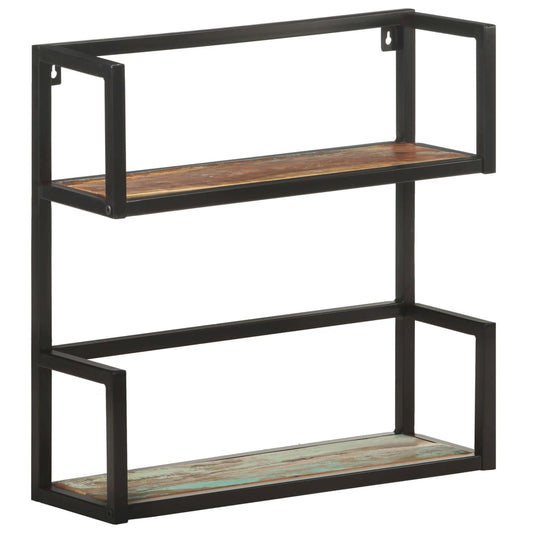 Wall Shelf 60x20x60 cm Solid Reclaimed Wood