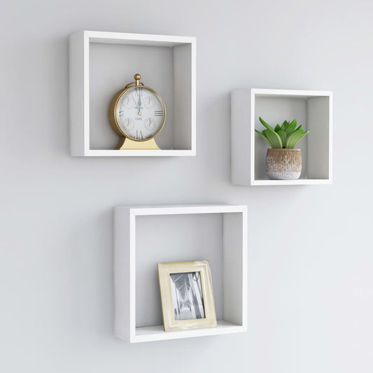 Wall Cube Shelves Pcs Mdf