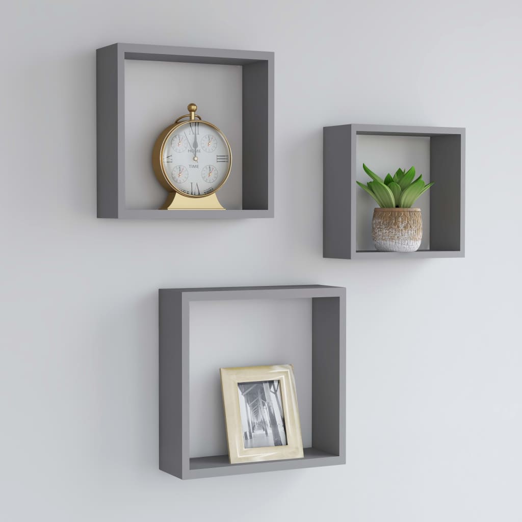 Wall Cube Shelves Pcs Mdf