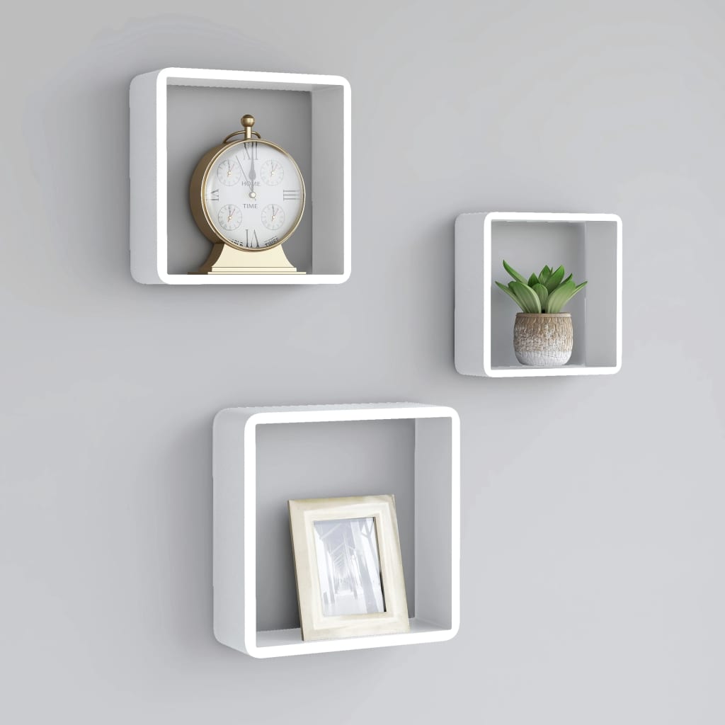 Wall Cube Shelves Pcs Mdf