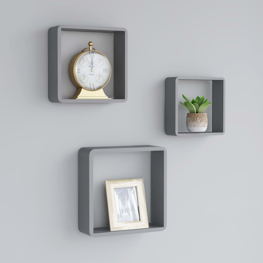 Wall Cube Shelves Pcs Mdf