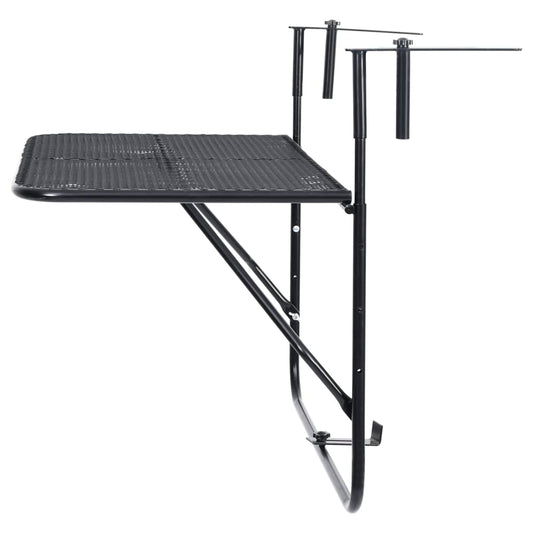 Balcony Table 23.6"X5.7" Steel