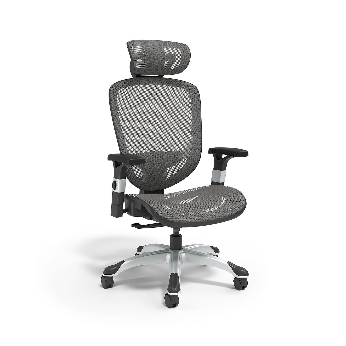 Union & Scale Flexfit Hyken Technical Mesh Task Chair Charcoal Gray 59464V-CC Breathable Mesh