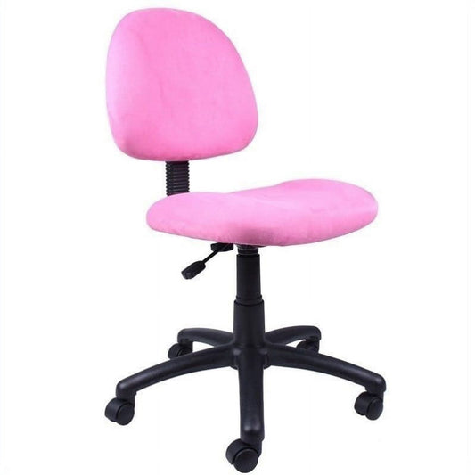 UrbanPro Contemporary Fabric Deluxe Posture Office Chair in Pink