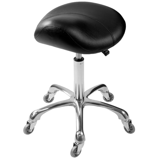 VIVO Ergonomic Mobile Saddle Chair, Height Adjustable Stool for Home and Office
