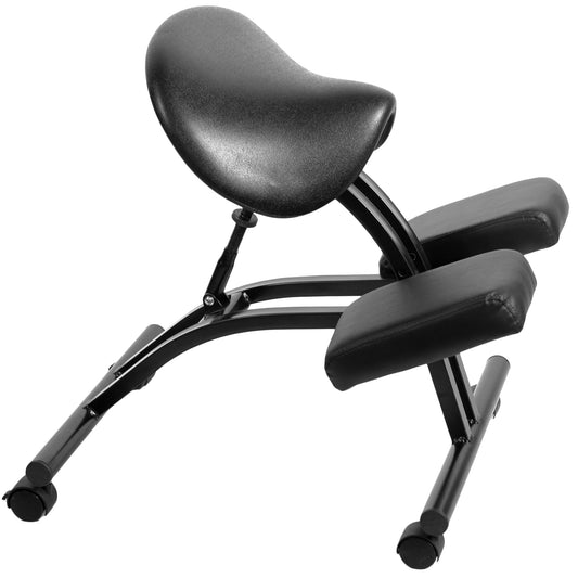 VIVO Ergonomic Saddle Seat Kneeling Chair, Adjustable Stool for Home and Office