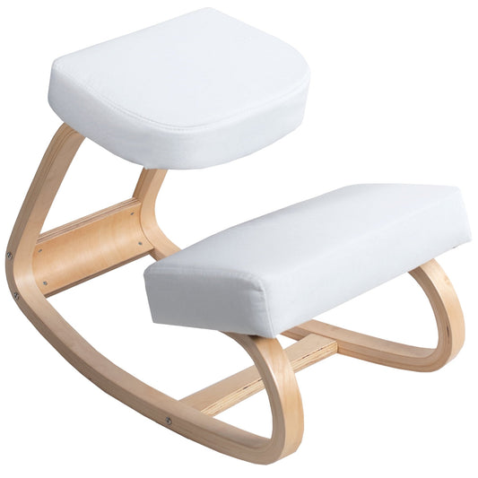 VIVO Ergonomic Wooden Rocking Kneeling Chair, Rocker Stool for Home & Office
