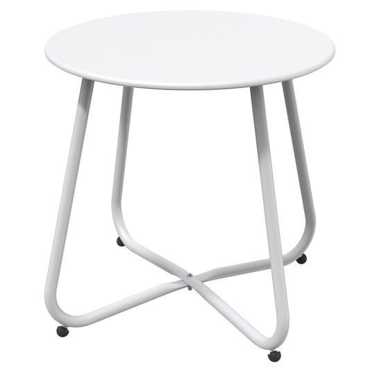 Weather Resistant Outdoor Round End Table