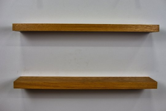 White Oak Floating Shelf