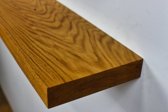 White Oak Floating Shelf