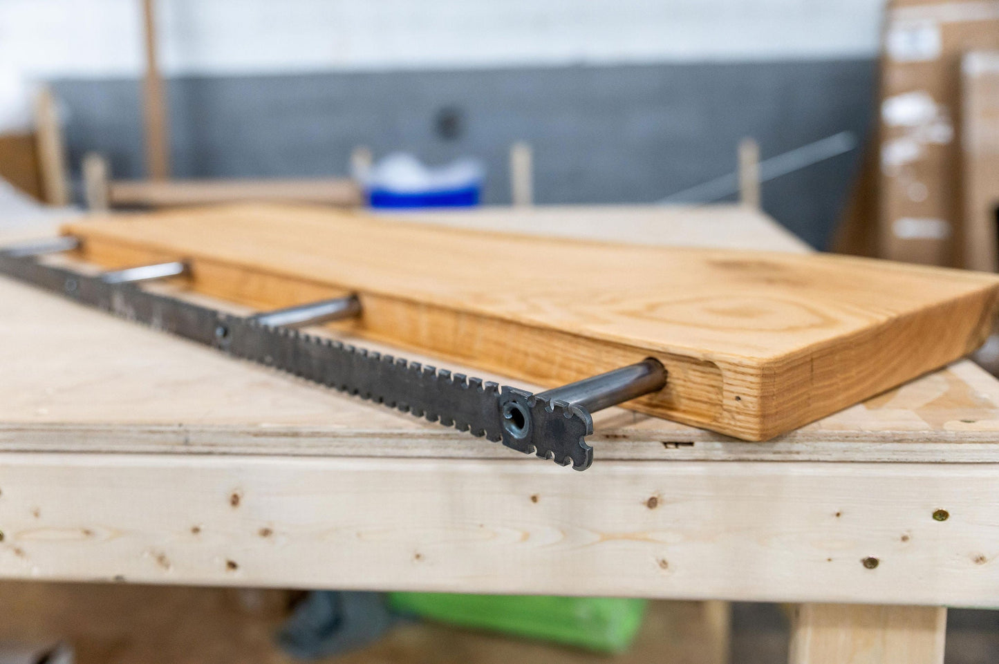 White Oak Floating Shelf