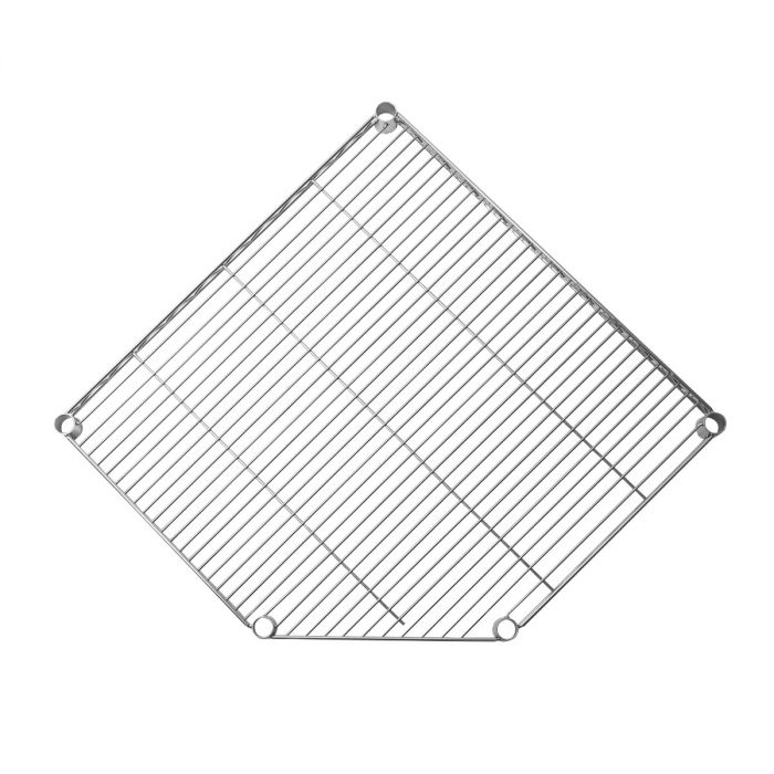 UltraDurable® 6-Tier NSF Corner Steel Wire Shelving, 28" D x 28" W
