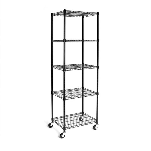 UltraDurable® 5-Tier NSF Steel Shelving, Black