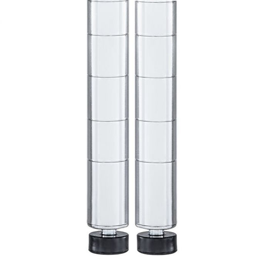 72" Chrome NSF Shelving Poles
