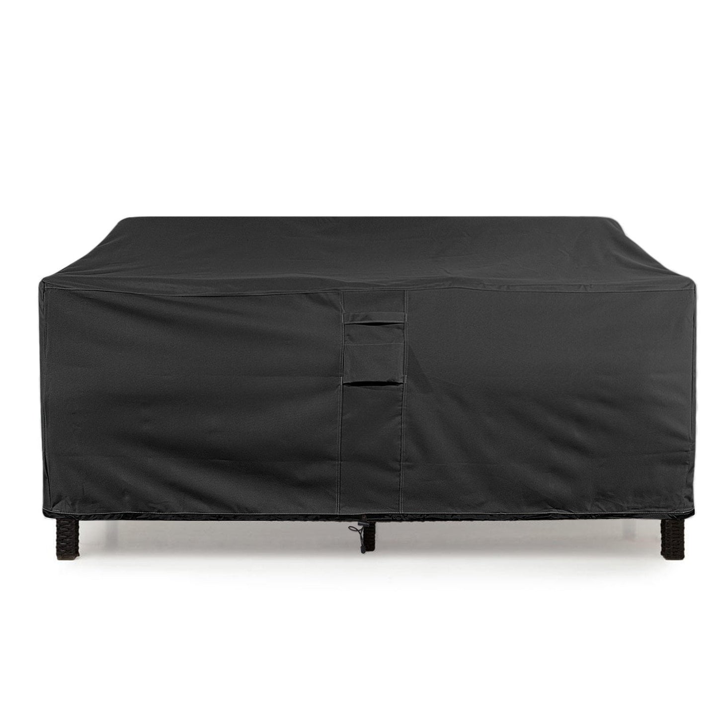 76" x 32" x 33" Outdoor Sofa Cover Weatherproof, Medium, Black