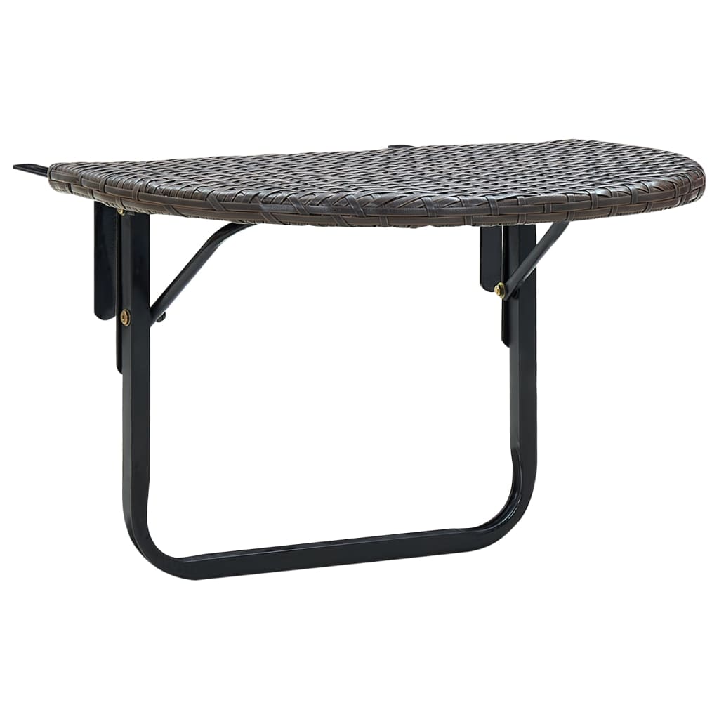 Balcony Table 23.6&quot;X23.6&quot;X5.7&quot;