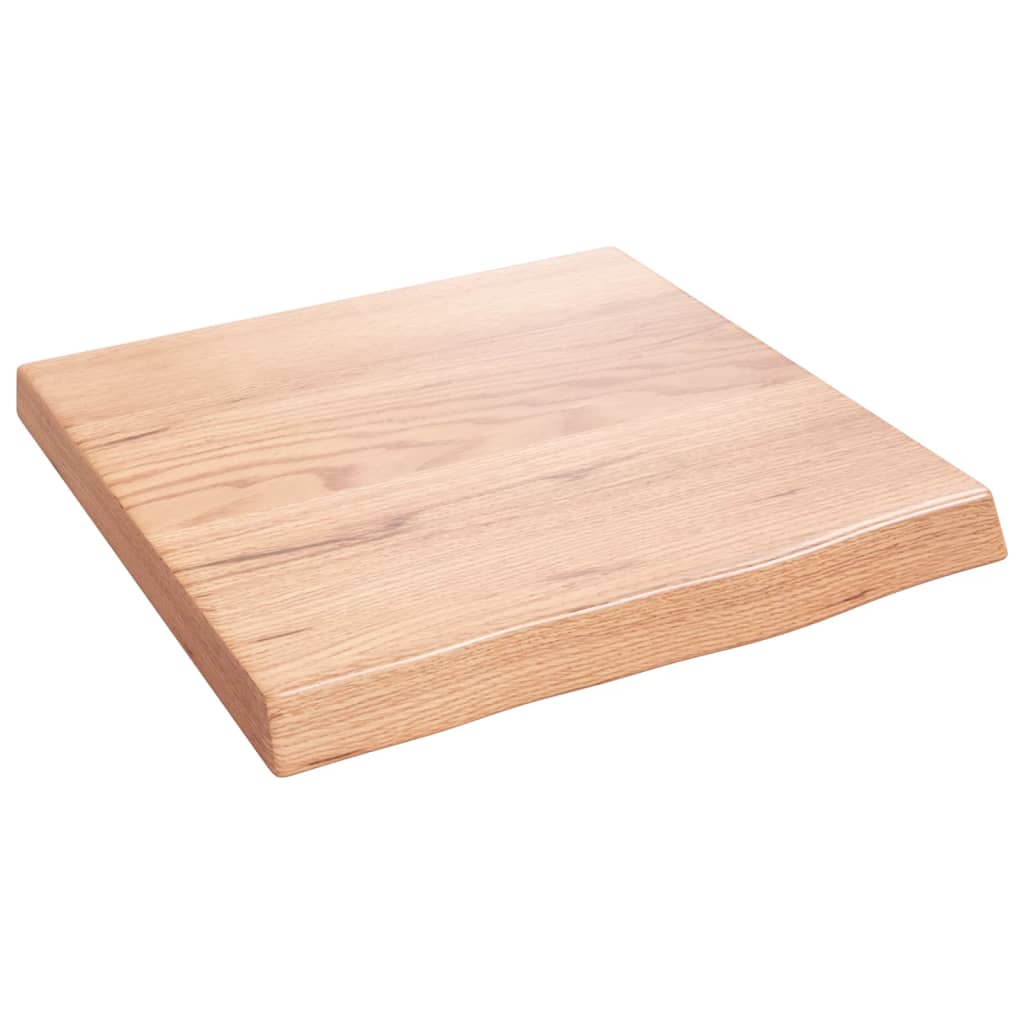 Wall Shelf 5.7&quot;X.8&quot;X(0.8&quot;-.6&quot;) Treated Solid Wood Oak