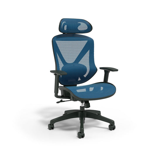 Union & Scale FlexFit Dexley Mesh Task Chair Blue (UN59375)