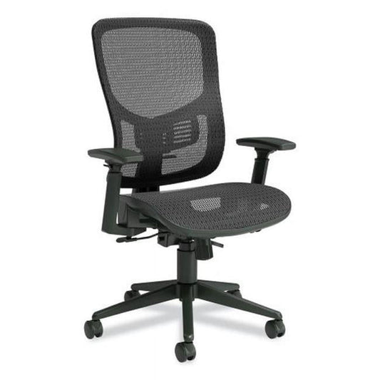 Union & Scale FlexFit Kroy Mesh Task Chair, Black Seat, Blk Base, EA (UOS59523)