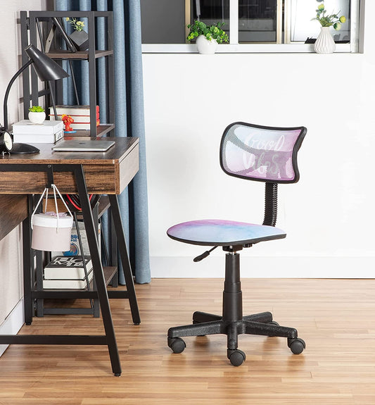 Urban Shop Swivel Mesh Chair, Good Vibes Only