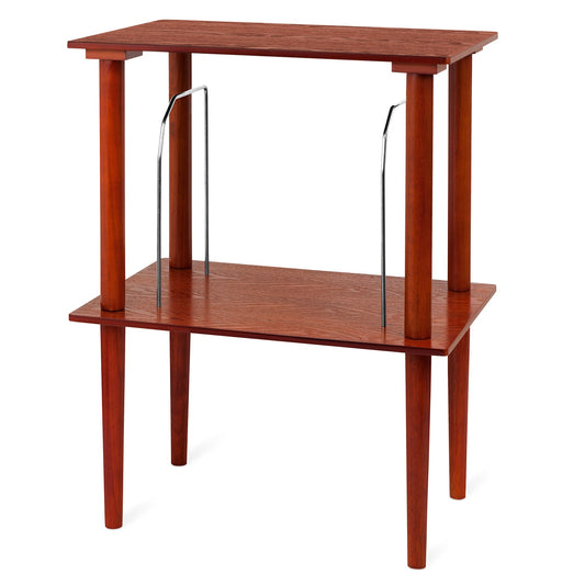 Victrola Wooden Stand with Record Holder