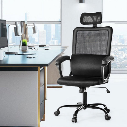 Yangming Office Chair High Back Computer Desk Chair Swivel Task Chair, Black